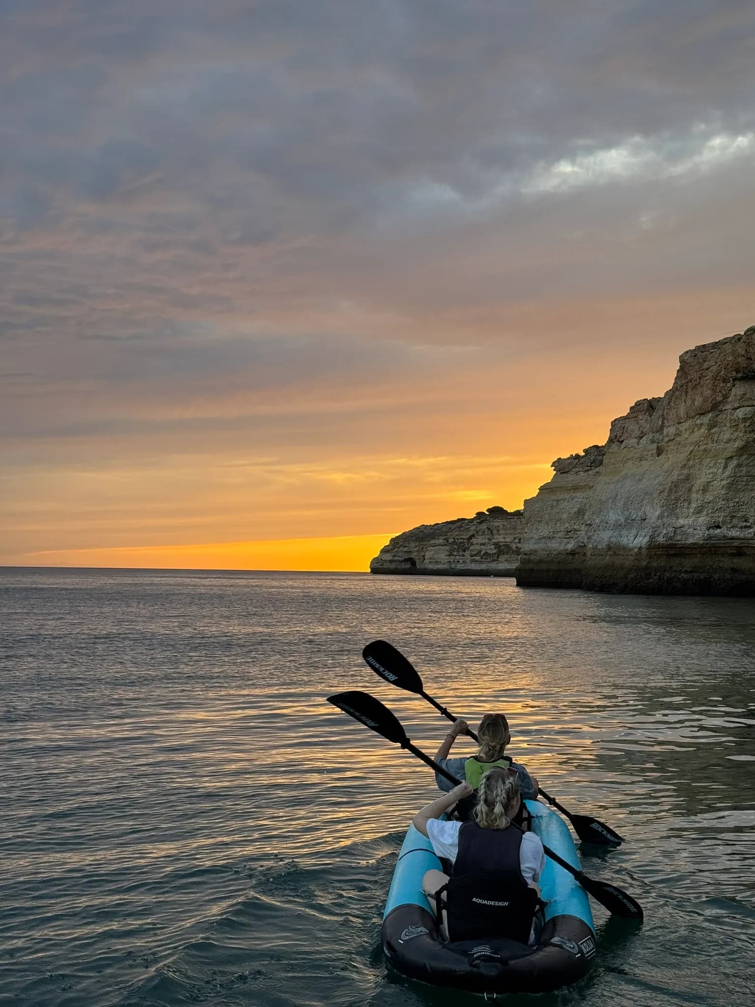 Tour de Kayak ao Nascer e Pôr do Sol nas Grutas de Benagil